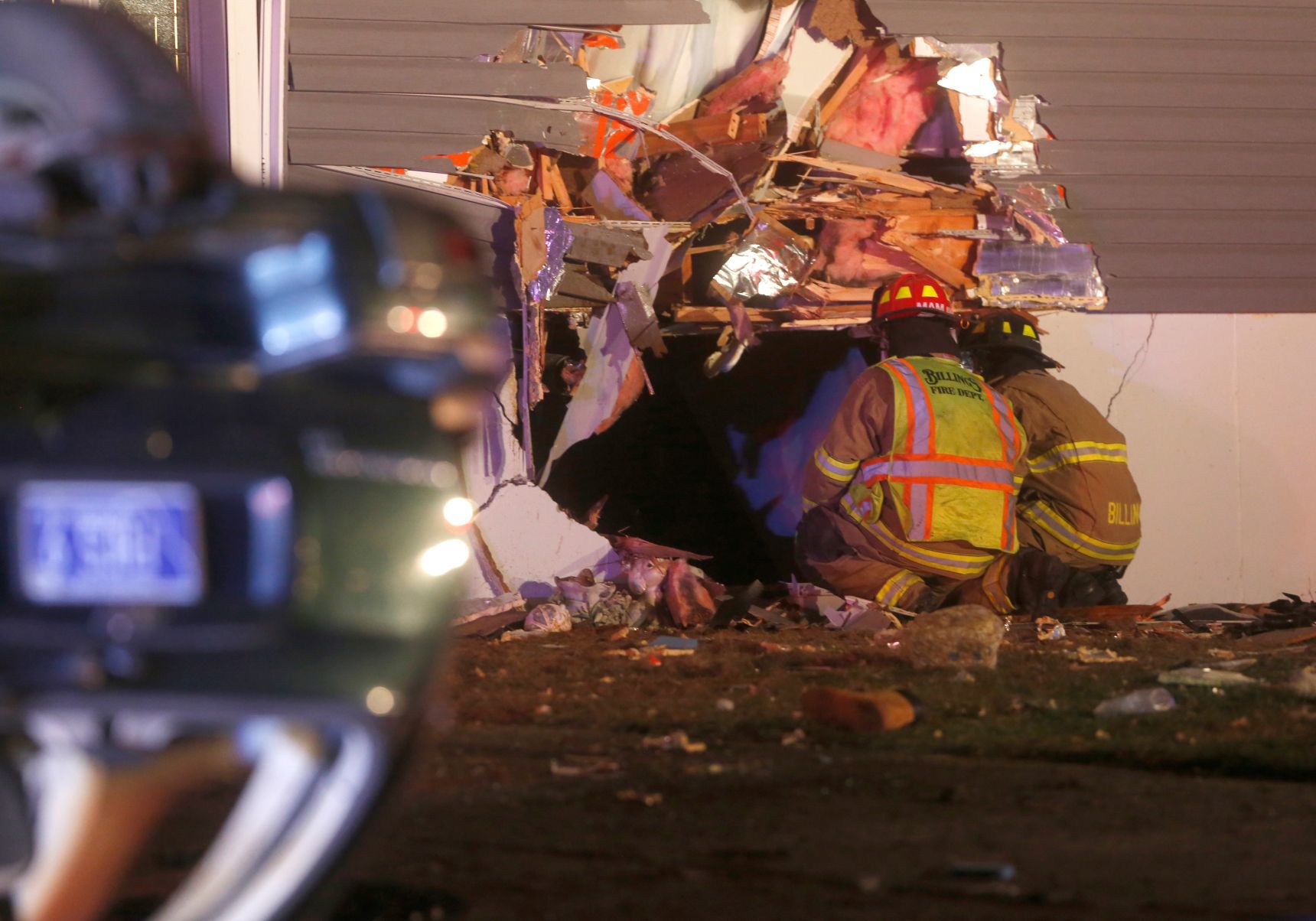 Vehicle crashes into house